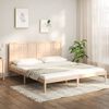 vidaXL Cadre de lit sans matelas 200x200 cm bois massif de pin