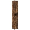 vidaXL Cabinet de salle de bain Ch&ecirc;ne fum&eacute; 30,5 x 30 x 195 cm