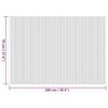 vidaXL Tapis rectangulaire naturel 70x100 cm bambou