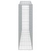 vidaXL Paniers &agrave; gabions arqu&eacute;s 15 pcs 400x50x160/180 cm fer galvanis&eacute;
