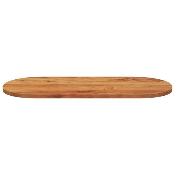 vidaXL Dessus de table 110x50x3,8 cm ovale bois massif d'acacia
