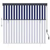 vidaXL Store roulant d'ext&eacute;rieur 160x250 cm Bleu et blanc