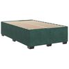 vidaXL Sommier &agrave; lattes de lit avec matelas vert fonc&eacute; 120x190 cm