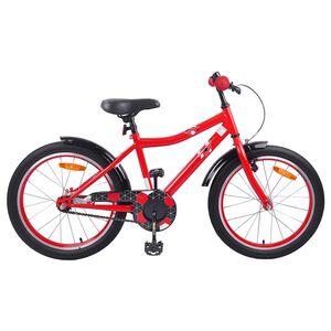 vidaXL V&eacute;lo pour Enfants 18 Pouces pour les 5-7 ans Rouge