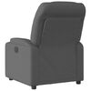 vidaXL Fauteuil inclinable &eacute;lectrique Noir Tissu