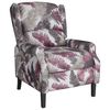vidaXL Fauteuil inclinable de massage Motif à fleurs Tissu