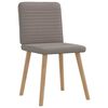 vidaXL Chaises à manger lot de 2 taupe tissu