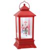 vidaXL Lanterne de No&euml;l ESPOO Blanc froid 17,5 x 17,5 x 41 cm