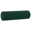 vidaXL Canapé 2 places avec oreillers vert foncé 140 cm velours