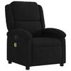 vidaXL Fauteuil inclinable de massage &eacute;lectrique noir velours