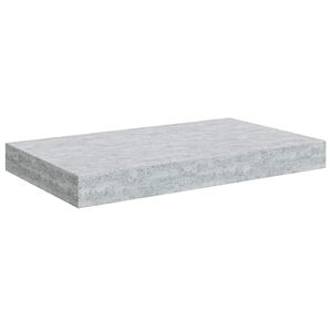vidaXL &Eacute;tag&egrave;re murale flottante gris b&eacute;ton 40x23x3,8 cm MDF