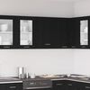 vidaXL Armoire suspendue avec &eacute;tag&egrave;re Riga Ch&ecirc;ne noir 50 x 31 x 60 cm