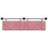 vidaXL T&ecirc;te de lit suspendue Rose 170 x 55 x 5 cm Velours