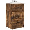 vidaXL Cabinet de chevet Ch&ecirc;ne fum&eacute; 38 x 38 x 66 cm Bois d'ing&eacute;nierie