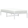 vidaXL Cadre de lit métal sans matelas blanc 90x190 cm