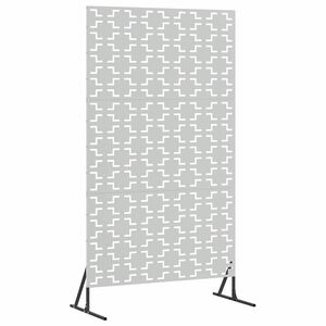 vidaXL &Eacute;cran de confidentialit&eacute; 100 x 50 x 180 cm Acier galvanis&eacute;