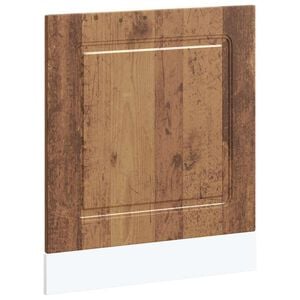 vidaXL Panneau de lave-vaisselle Kalmar vieux bois 60x1,5x57 cm
