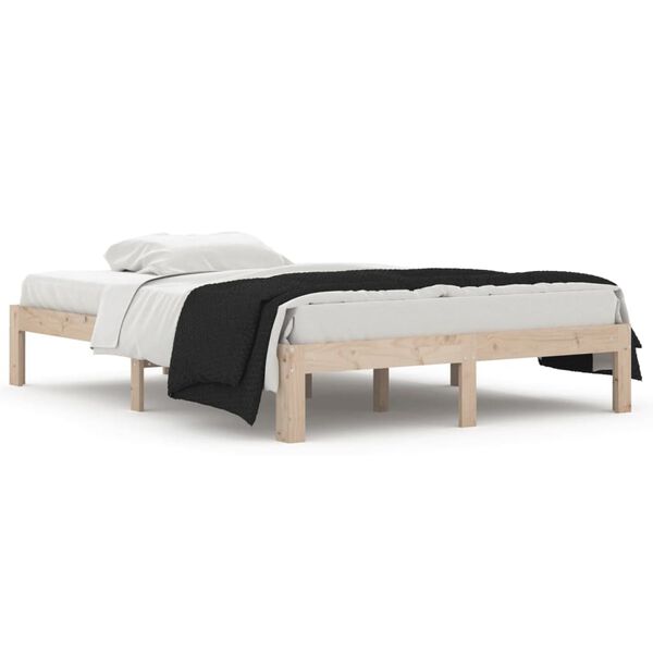 vidaXL Cadre de lit sans matelas 135x190 cm