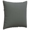 vidaXL Coussins de canapé 2 pcs Gris foncé 80 x 80 cm tissu