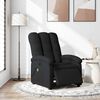 vidaXL Fauteuil de massage inclinable &eacute;lectrique Noir Tissu