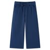 Pantalon &agrave; jambes larges pour enfants bleu marine 116