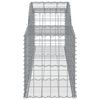 vidaXL Paniers à gabions arqués 15 pcs 300x50x60/80 cm fer galvanisé