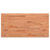 vidaXL Dessus de table 80x40x1,5 cm rectangulaire bois massif de h&ecirc;tre