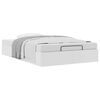 vidaXL Cadre de lit ottoman sans matelas blanc 120x200 cm similicuir