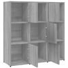 vidaXL Bibliothèque Sonoma gris 90x30x90 cm Bois d'ingénierie