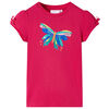 T-shirt pour enfants rose vif 128