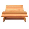 vidaXL Chaises longues lot de 2 cire marron bois massif de pin