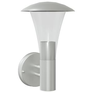 vidaXL Applique murale d'ext&eacute;rieur argent&eacute; acier inoxydable