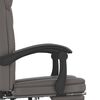 vidaXL Fauteuil inclinable de bureau Gris Similicuir