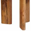 vidaXL Tables basses gigognes 3 pcs Marron Bois de mangue massif