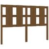 vidaXL T&ecirc;te de lit Marron miel 145,5x4x100 cm Bois massif de pin