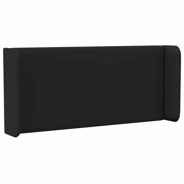 vidaXL Oreille de t&ecirc;te de lit Noir 40,5 x 40,5 x 4 cm PVC