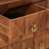 vidaXL Armoire à tiroirs marron miel 70x35x70 cm bois massif d'acacia