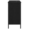 vidaXL Meuble de Lavabo de Salle de Bain Ch&ecirc;ne noir 80 x 30 x 60 cm