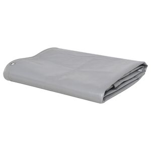 vidaXL B&acirc;che 650 g / m&sup2; 5 x 6 m Gris