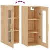 vidaXL Armoire murale ch&ecirc;ne sonoma 34,5x34x90 cm
