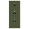 vidaXL Cabinet de Dossier avec tiroir Vert olive 45,5 x 42 x 106,5 cm