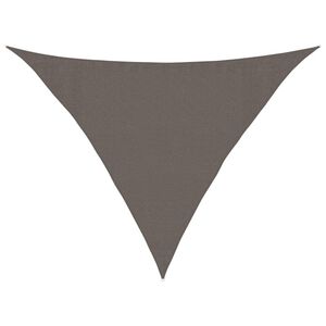 vidaXL Voile d'ombrage 160 g/m&sup2; Anthracite 3,5x3,5x4,9 m PEHD