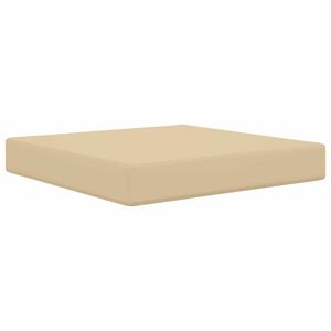 vidaXL Coussin de canap&eacute; d'ext&eacute;rieur Polyester Beige 60 x 60 cm