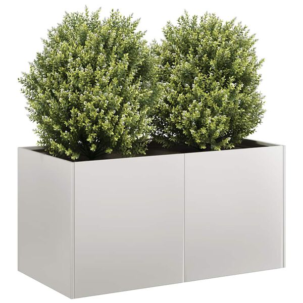 vidaXL Jardini&egrave;re 80x40x40 cm acier inoxydable