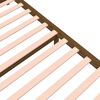 vidaXL Cadre de lit sans matelas marron miel bois massif 120x190 cm