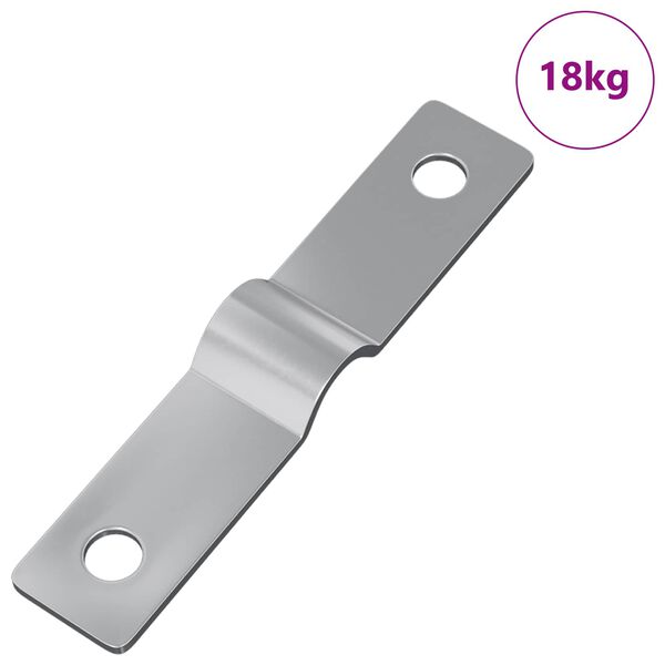 vidaXL Plaque de frappe 9000 pcs Argent&eacute; Fer