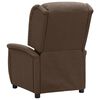 vidaXL Fauteuil &eacute;lectrique de massage Marron Tissu