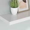 vidaXL &Eacute;tag&egrave;res murales flottantes 4 pcs blanc 120x23,5x3,8 cm MDF