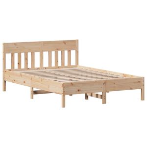 vidaXL Cadre de lit sans matelas 135x190 cm bois de pin massif