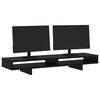 vidaXL Support de moniteur Noir 100 x 27 x 13 cm Bois d'ingénierie
